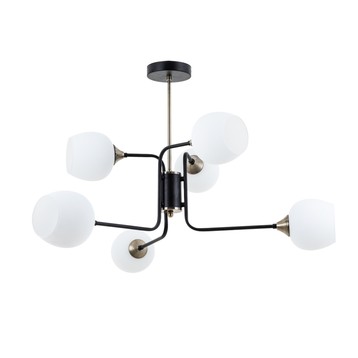 Люстра на штанге Arte Lamp SKAT A3564PL-6BK