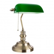 Кабинетная настольная лампа Arte Lamp BANKER A2492LT-1AB